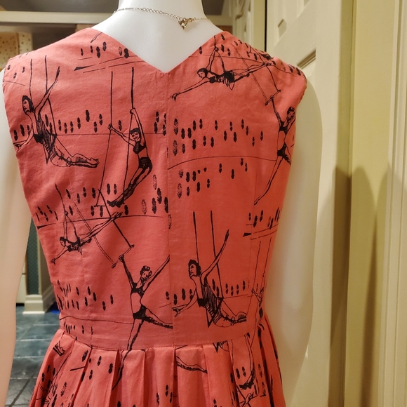 Emily and Fin Lucy Pink Trapeze Print Sz S - Picture 5 of 15